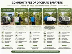 Orchard Spraying Equipment: Comparing Different Solutions for Fruit Growers